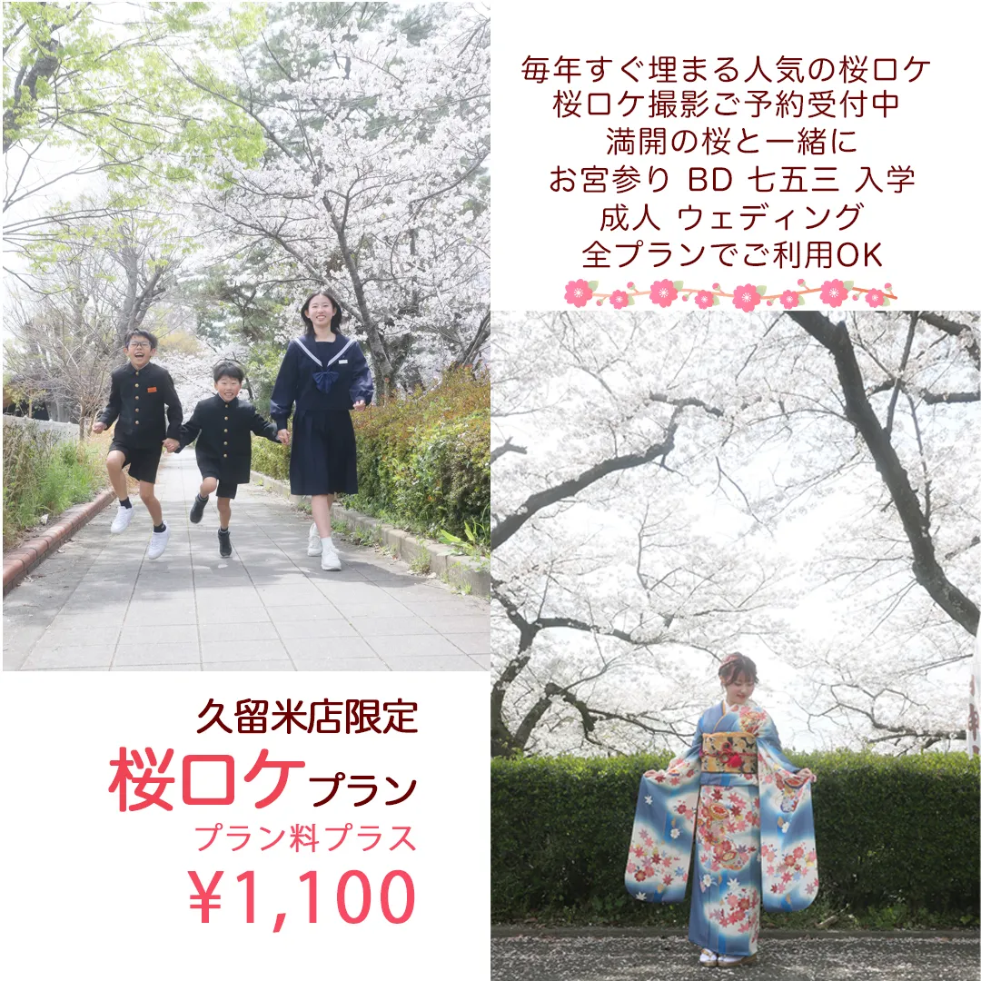 🌸桜ロケ撮影受付中🌸